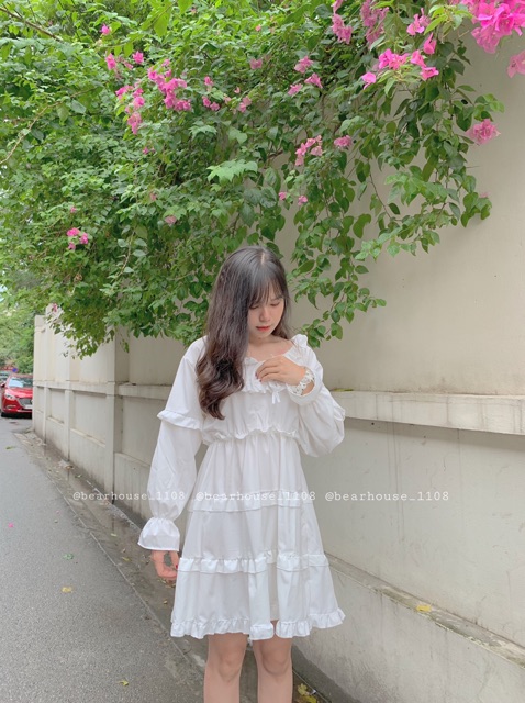 [Mã FAGREEN1505 giảm tới 30K đơn 99K] ] ❌VÁY BÁNH BÈO NHIỀU TẦNG TRẮNG 🌿 Váy thiết kế | BigBuy360 - bigbuy360.vn