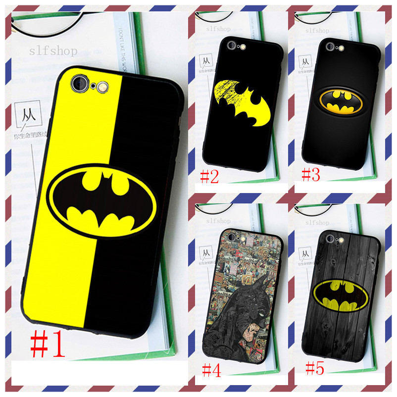 Ốp Điện Thoại Mềm In Logo Batman Cho Samsung Galaxy S5 S6 S7 Edge S8 S9 Plus