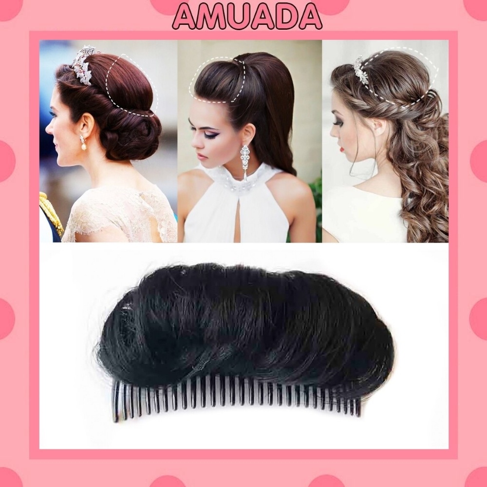 Tóc giả nữ Amuada kẹp mái làm phồng chân tóc cao cấp tự nhiên TG15