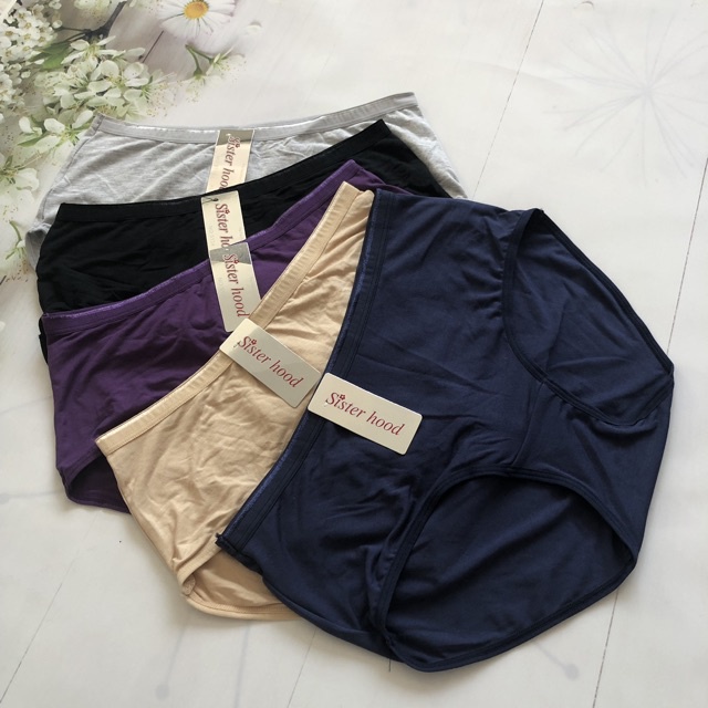 Quần lót nữ cotton Thái Lan cạp cao Sisterhood 5134 bigsize vải mềm mát, đồ lót nữ cao cấp Thái Lan. | BigBuy360 - bigbuy360.vn