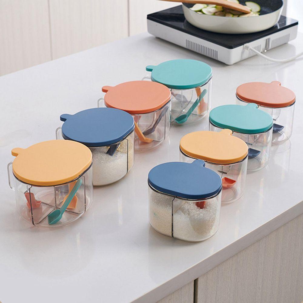 Hộp Đựng Gia Vị Bằng PP Trong Suốt Chống Bụi Tiện Dụng Cho Nhà Bếp