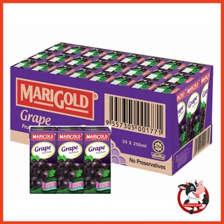 Nước Ép nho Marigold hộp 250ml thùng 24 hộp ít đường - Marigold shop