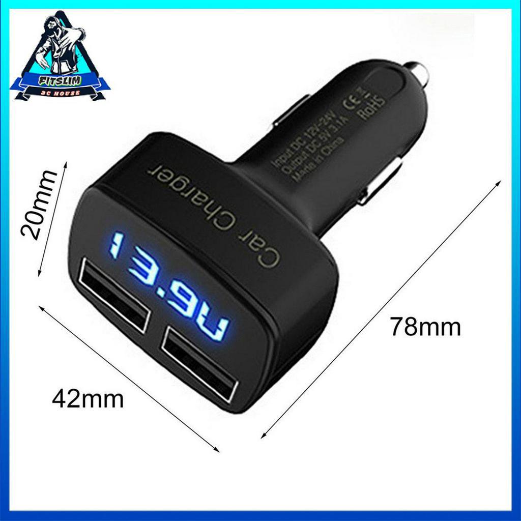 Tẩu sạc cổng USB 4 trong 1 cho xe hơi