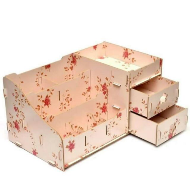 Kệ đựng mỹ phẩm bằng gỗ