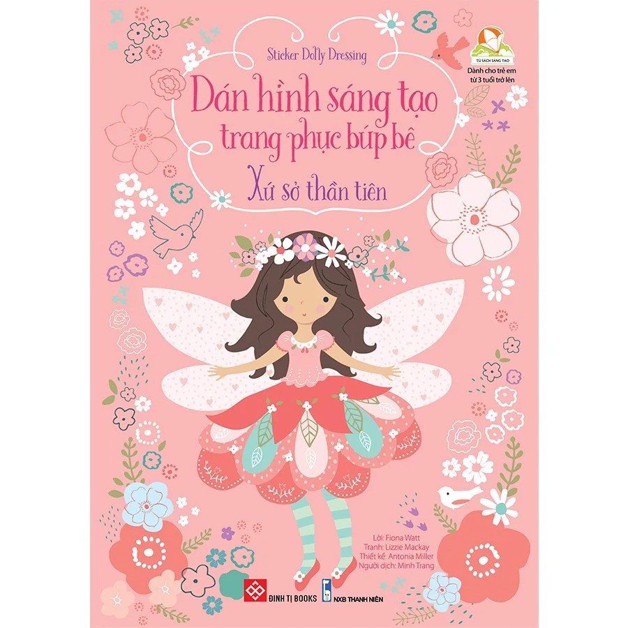 Sách-Sticker Dolly Dressing - Dán hình sáng tạo trang phục búp bê (8 cuốn)