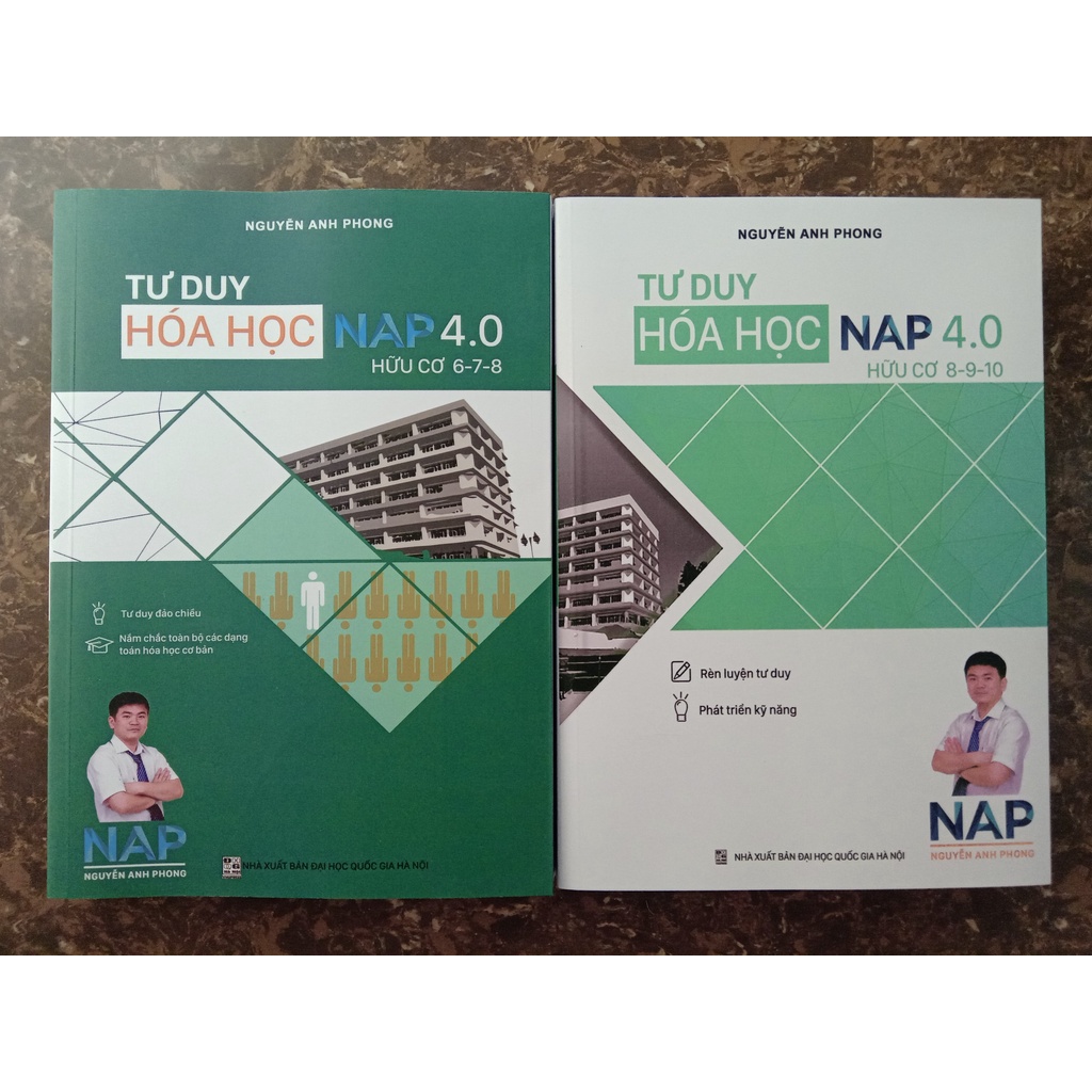 Sách Combo Tư Duy Hóa Học NAP 4.0 Hữu Cơ ( 678 + 8910)