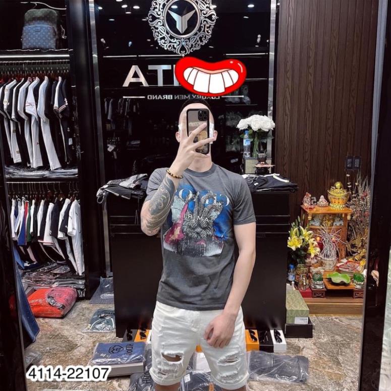 Áo Phông Nam DSQ In Hình Siêu Đẹp - Áo Thun Nam DSQ Chất Cotton Siêu Mát