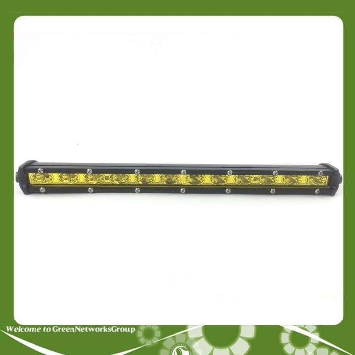 Combo cặp đèn trợ sáng Bar Offroad 12 bóng sáng trắng vàng GreenNetworksGroup