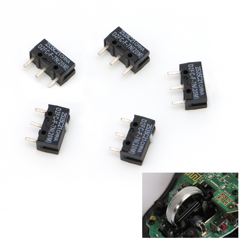Set 5 Công Tắc Micro 20M D2FC-F-7N Chuyên Dụng Cho Chuột Máy Tính