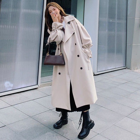 Áo Khoác Gió Thiết Kế Mới Thời Trang Theo Phong Cách Anh Dành Cho Nữ