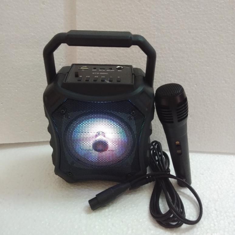 [Đổi trả 7 ngày] [NHÂP MÃ GIẢM GIÁ] Loa bluetooth karaoke Mini KTS-996C âm thanh to tặng kèm micro có dây