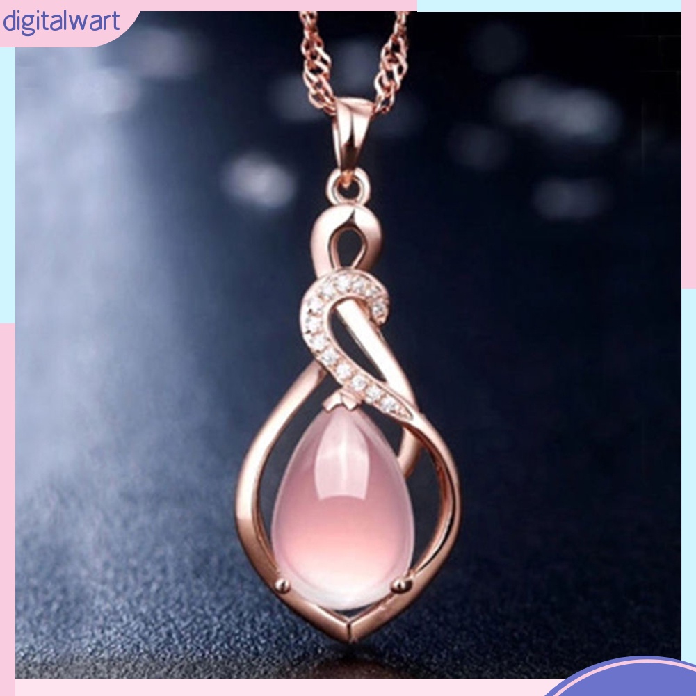 Dây Chuyền Mặt Tròn Đính Đá Thời Trang Cho Nữ