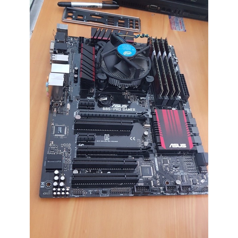 combo main b85 pro gaming + cpu i3 + 8g ram