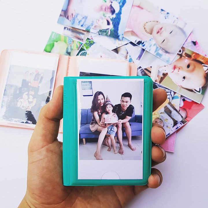 Album mini + 29 ảnh 6x9cm cán lụa 2 mặt