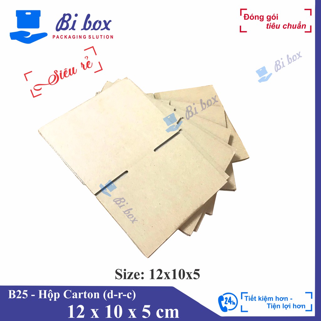 Hộp carton 12x10x5 - Hộp carton giá rẻ