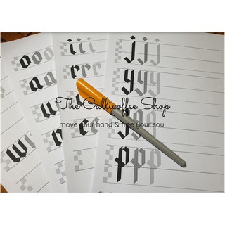 CALLIGRAPHY WORKSHEET - TẬP LUYỆN VIẾT DÀNH CHO BÚT PILOT PARALLEL