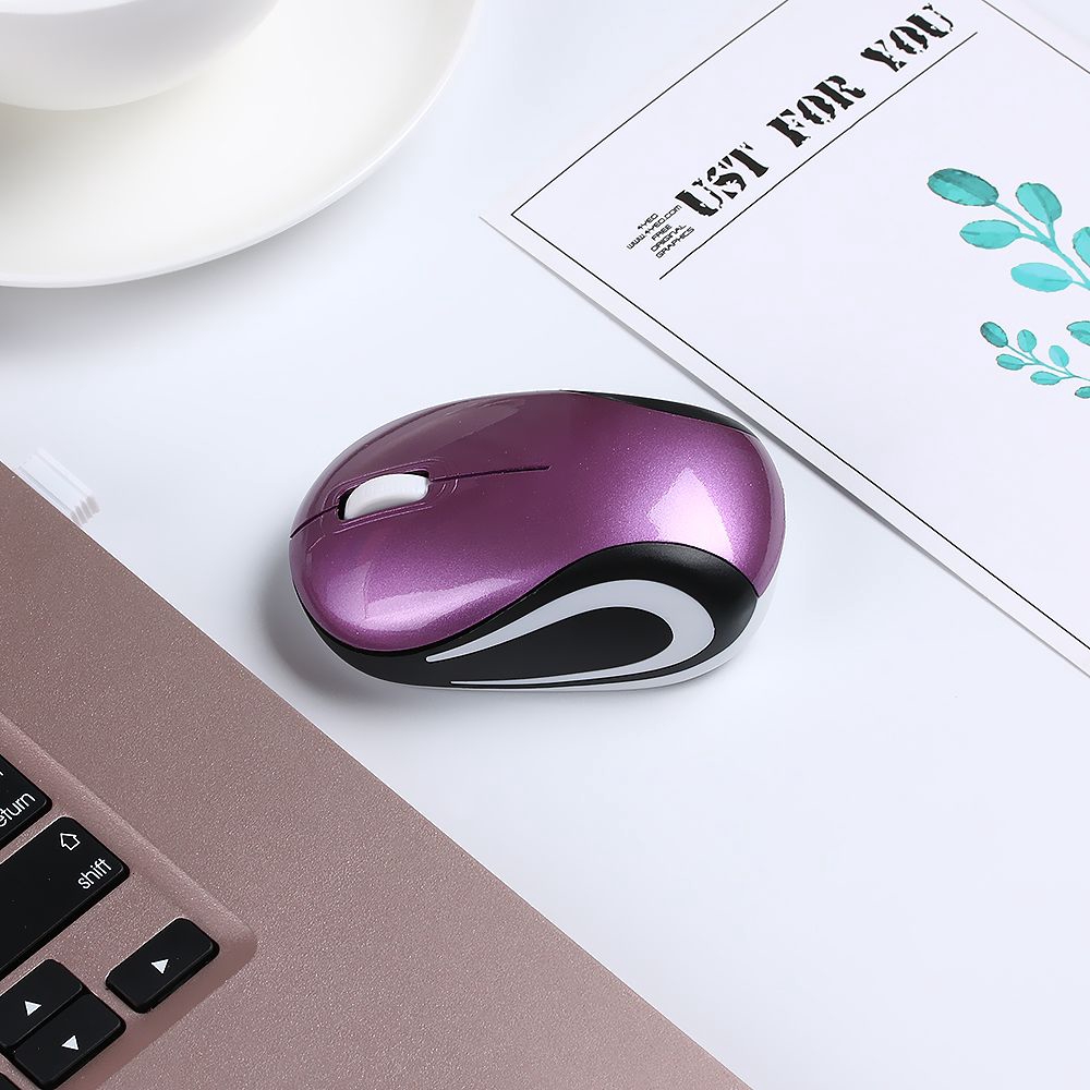 MYRONGOODS Cute Mini Wireless Mouse 2.4GHz Adjustable DPI Cordless Optical Gaming Mice