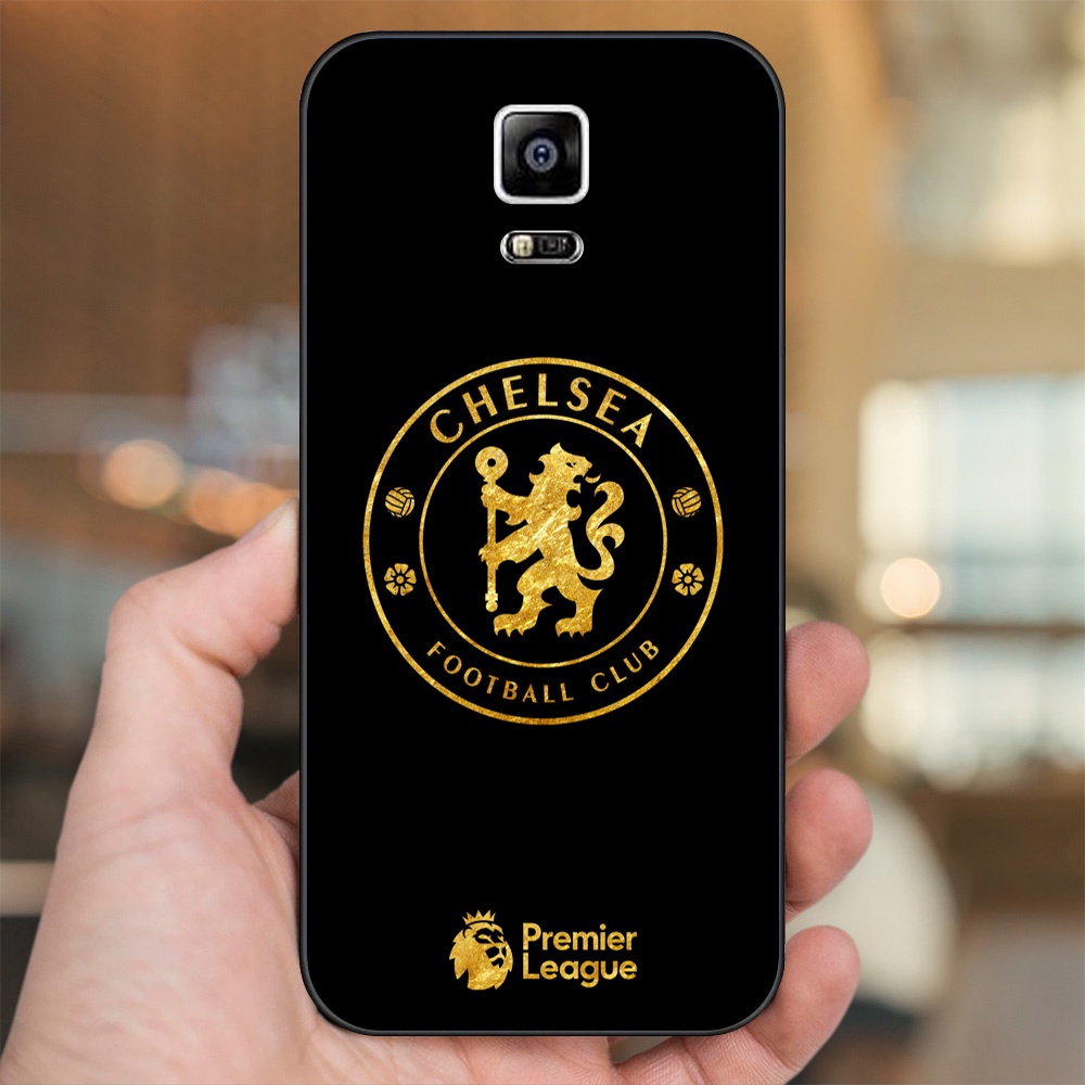 Ốp lưng Samsung Note 4 viền đen in hình Chelsea FC