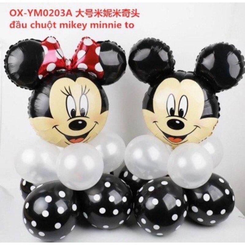 Bóng kiếng hình chuột Mickey size 80cm