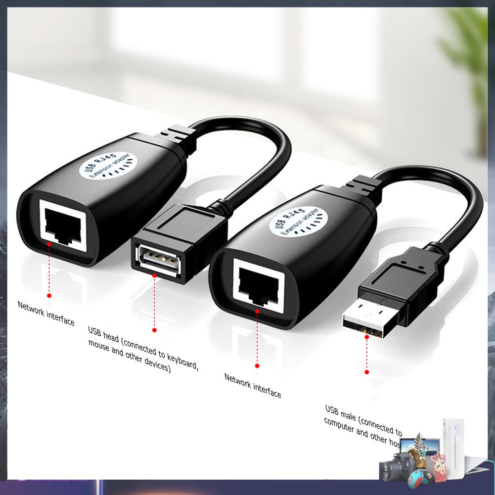 Cáp nối dài tín hiệu mạng LAN HW-RJ11 USB đến RJ45