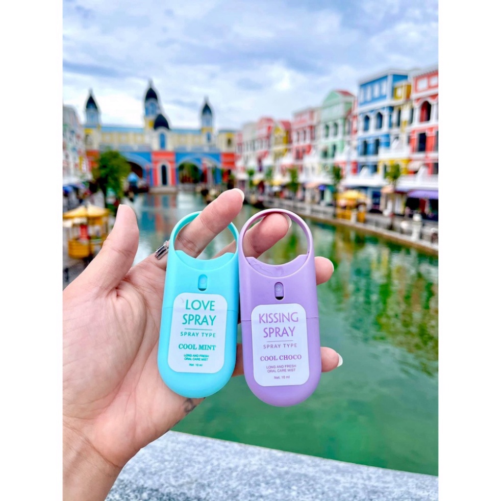 Xịt miệng ❤️𝑭𝒓𝒆𝒆𝒔𝒉𝒊𝒑❤️Xịt thơm miệng love spray