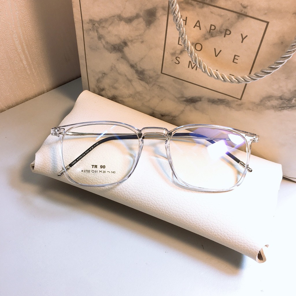 [Mã FARSSTGRE giảm 5K đơn bất kỳ] Kính Cận vuông hồng 2702 - nhận cắt mắt cận viễn loạn | BigBuy360 - bigbuy360.vn