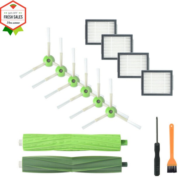 Bộ 13 Phụ Kiện Thay Thế Cho Máy Hút Bụi Irobot Roomba I7 I7 + / I7 Plus E5 E6