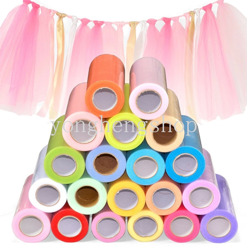 Cuộn Vải Tuyn 25 Yard Làm Váy Búp Bê