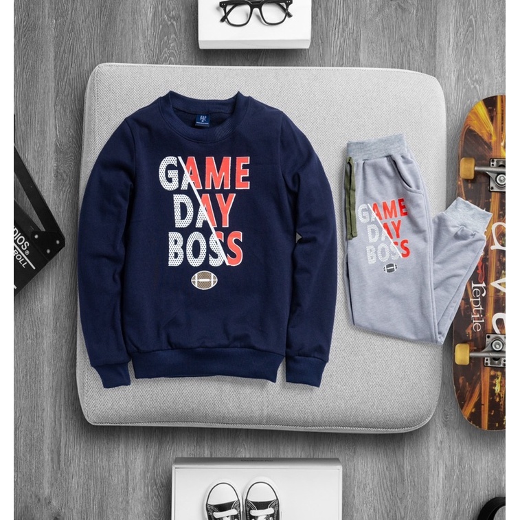 ❌ GIÁ Sốc ⚡️ Bộ nỉ da cá bé trai size đại nhỡ xuất dư mềm mịn