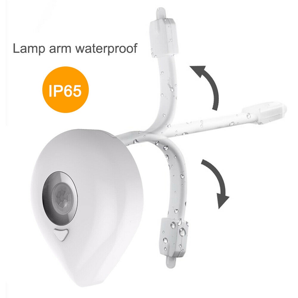 Đèn LED cảm biến chuyển động PIR gắn bồn cầu 8 màu thay đổi độc đáo 1m