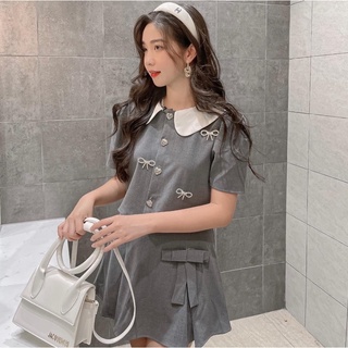 set cổ sen tag nơ đá