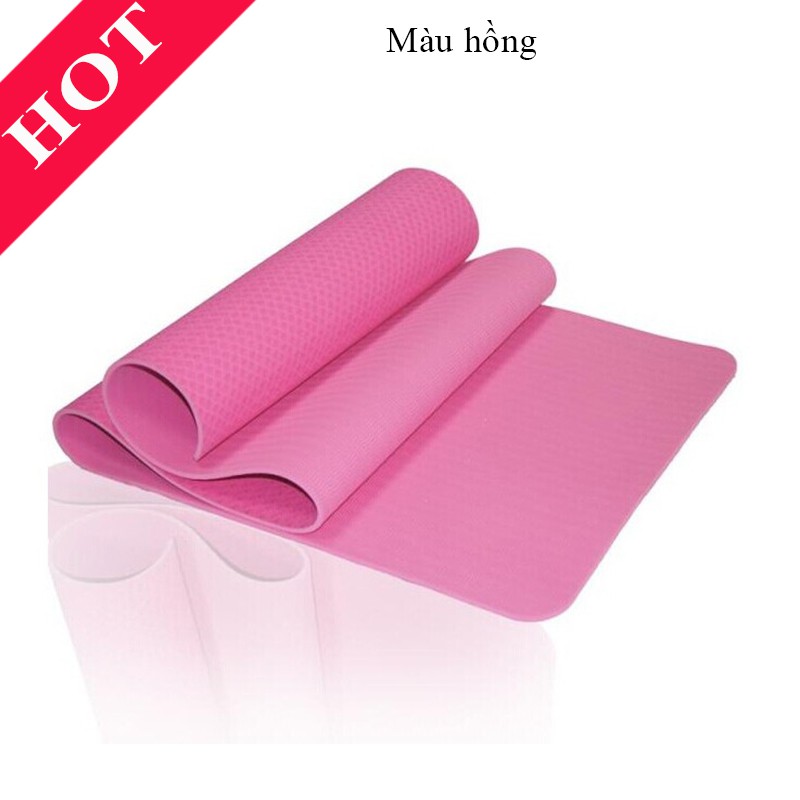 🎁 Thảm Tập Yoga TPE cao cấp ❤️ FREESHIP ❤️ Êm Ái Siêu Bám Chống Trượt Tốt