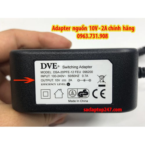 Adapter nguồn 10v 2A