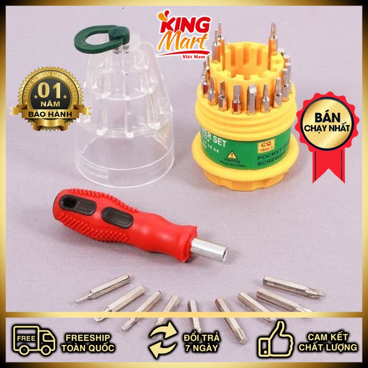 Combo 5 Bộ tua vít đa năng 31 món chuyên dụng(Kingmart68)
