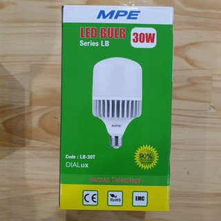 Bóng đèn led mpe lb-30t 30w thân nhôm - ánh sáng trắng