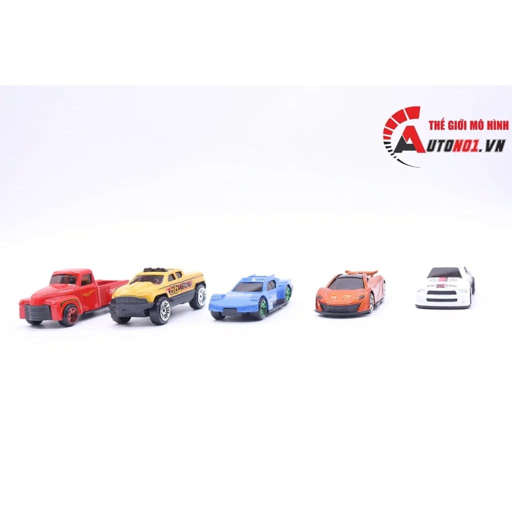 VĨ MÔ HÌNH 5 XE TỔNG HỢP 1 1:64 DIECAST 6508