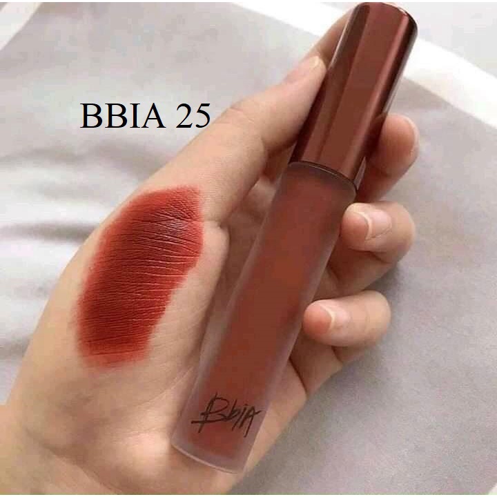 Son Bbia 25 màu đỏ nâu đất và các mã màu bestseller của BBIA (Chính hãng)