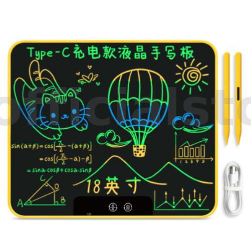 Bảng Viết Điện Tử Thông Minh Màn Hình LCD 18 "Hai Trong Một