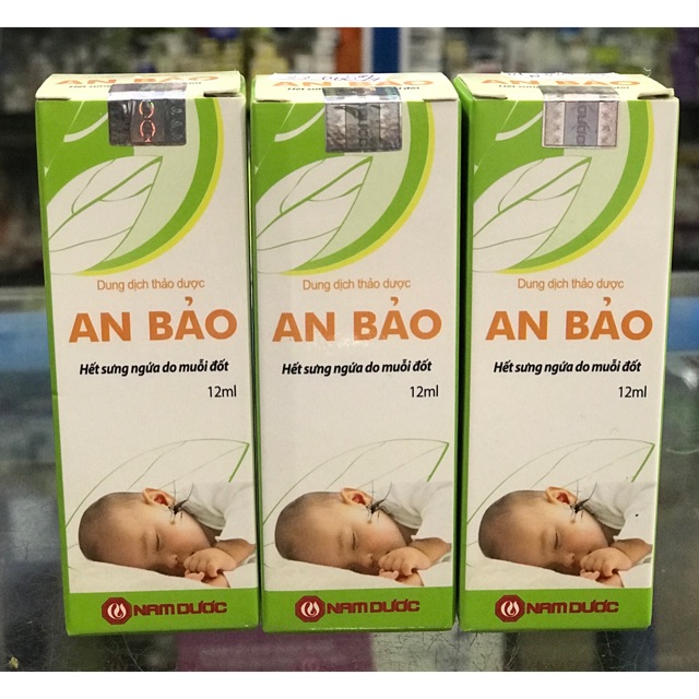 AN BẢO- Dung dịch thảo dược bôi muỗi đốt.