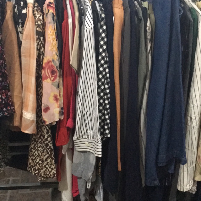 Combo áo sơ mi + quần jeam