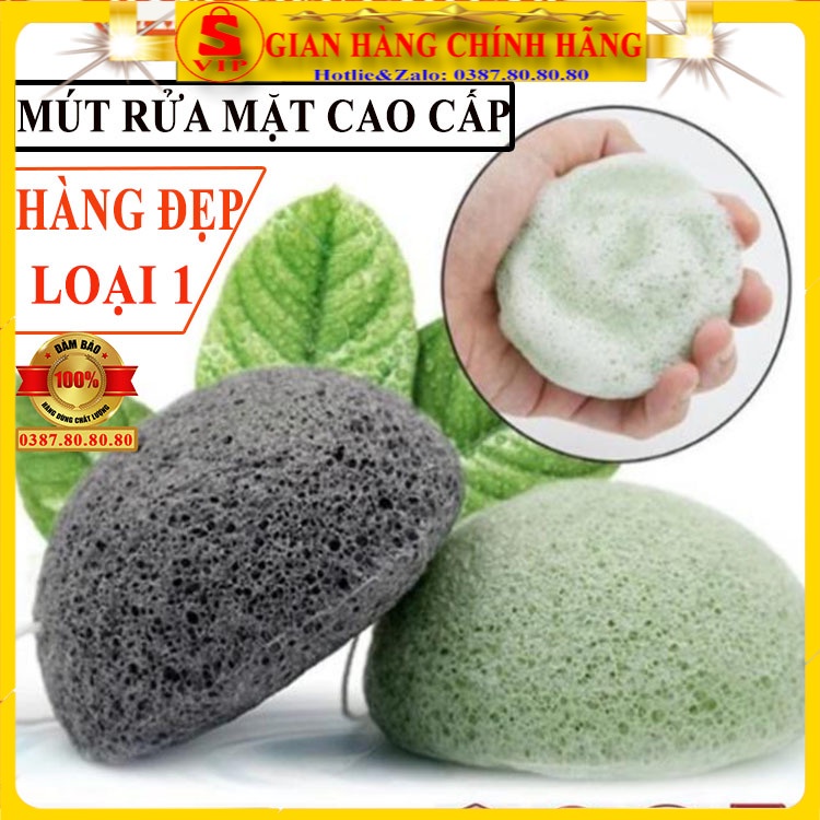 [ LOẠI 1 - AUTH ] Mút rửa mặt cao cấp Sidumi hàn quốc/ Miếng mút rửa mặt bọt biển loại 1, Bông rửa mặt siêu tạo bọt xịn