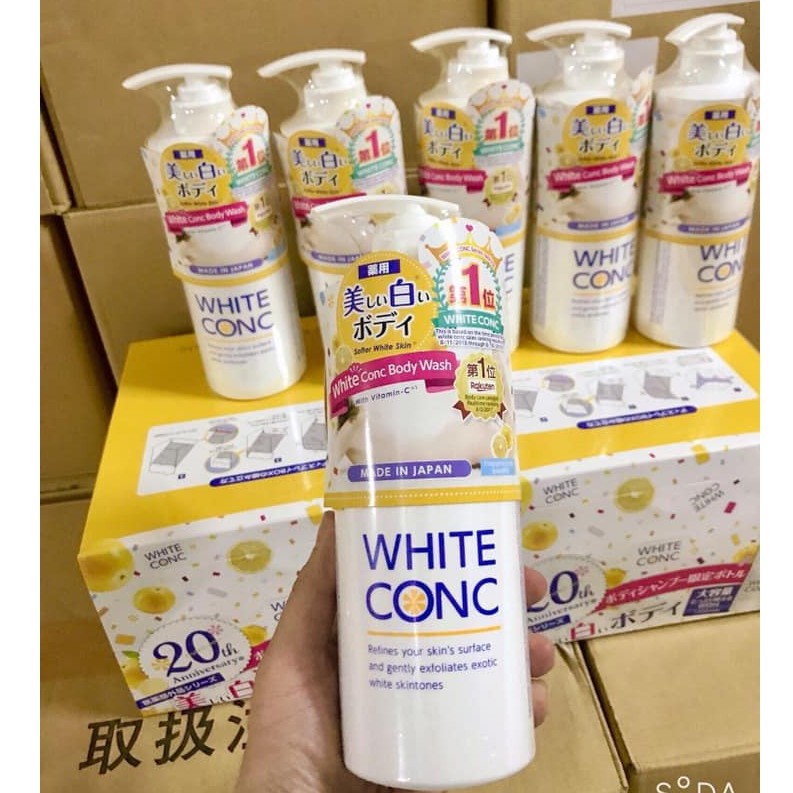 Sữa Tắm Trắng Toàn Thân White ConC Body Nhật Bản