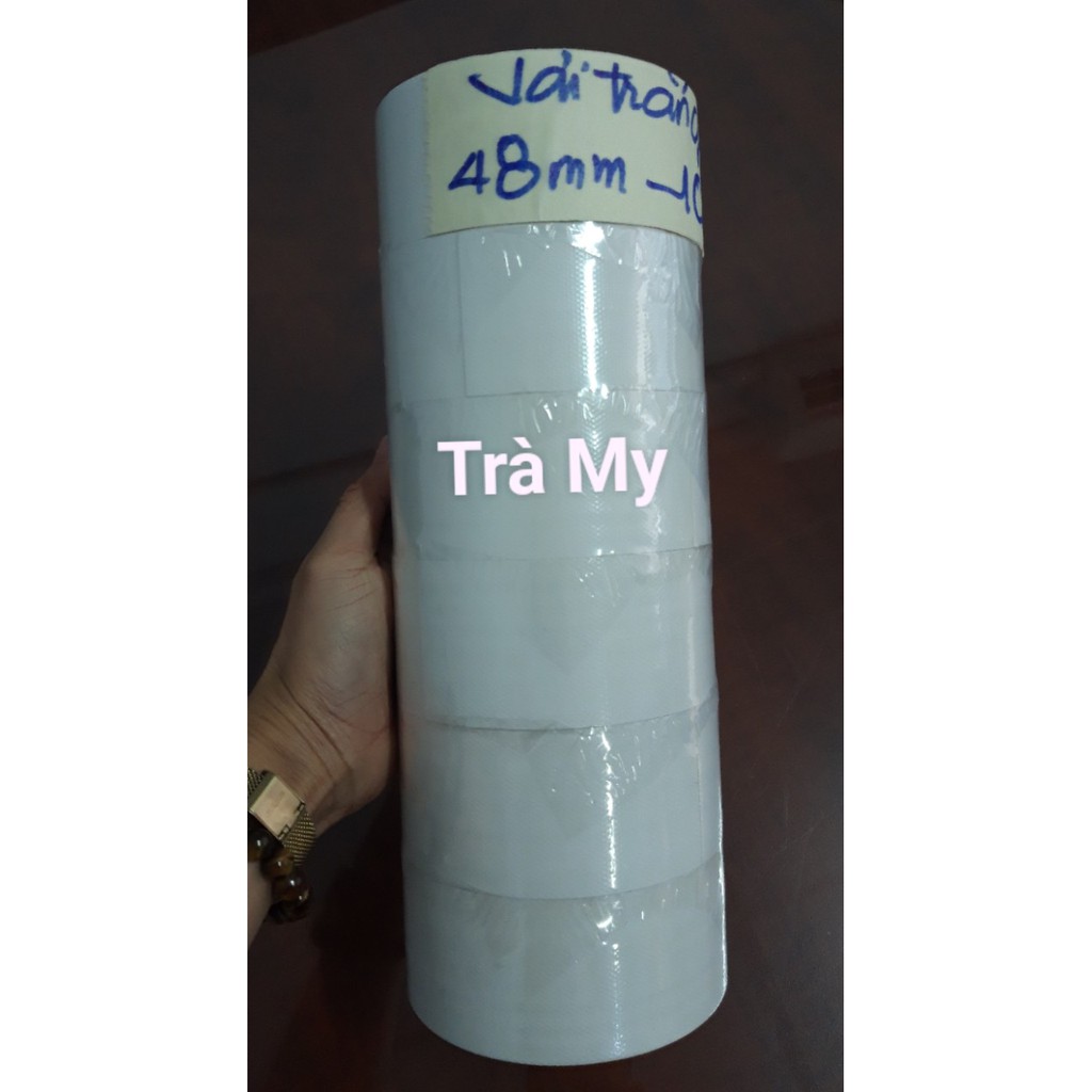 Cả Cây Băng Keo Vải Trắng Siêu Dính