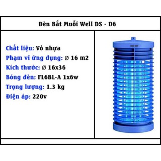 Đèn bắt muỗi cao cấp Đại Sinh DS-D6