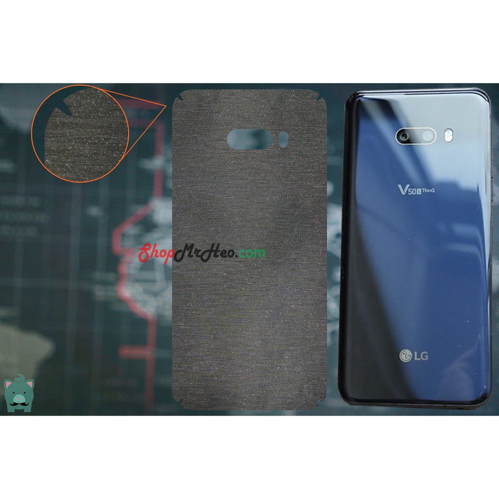 Skin Dán Mặt Sau Lưng Vân Nhôm LG V50 - V50s - G8x