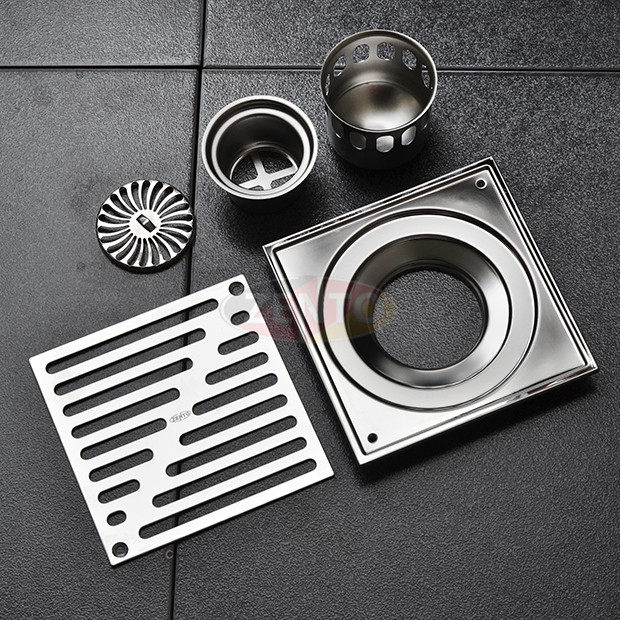 Thoát sàn chống mùi ban công inox304 Zento ZT561-2U