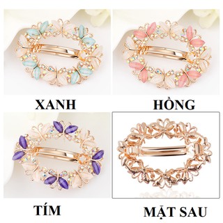 KẸP TÓC kt36 BẤM ĐÍNH ĐÁ HÀN QUỐC CAO CẤP