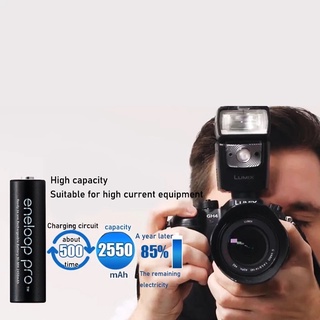 Pin Sạc ENELOOP PRO AA 2550mAh - 4Viên
