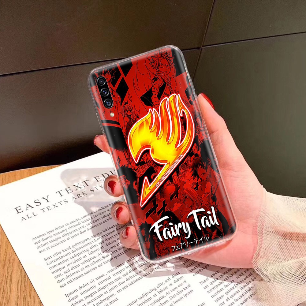 Ốp Điện Thoại Trong Suốt Hình Anime Fairy Tail Ta133 Cho Samsung Galaxy J7 Pro J8 Core Plus J5 Prime A72 M62 F62