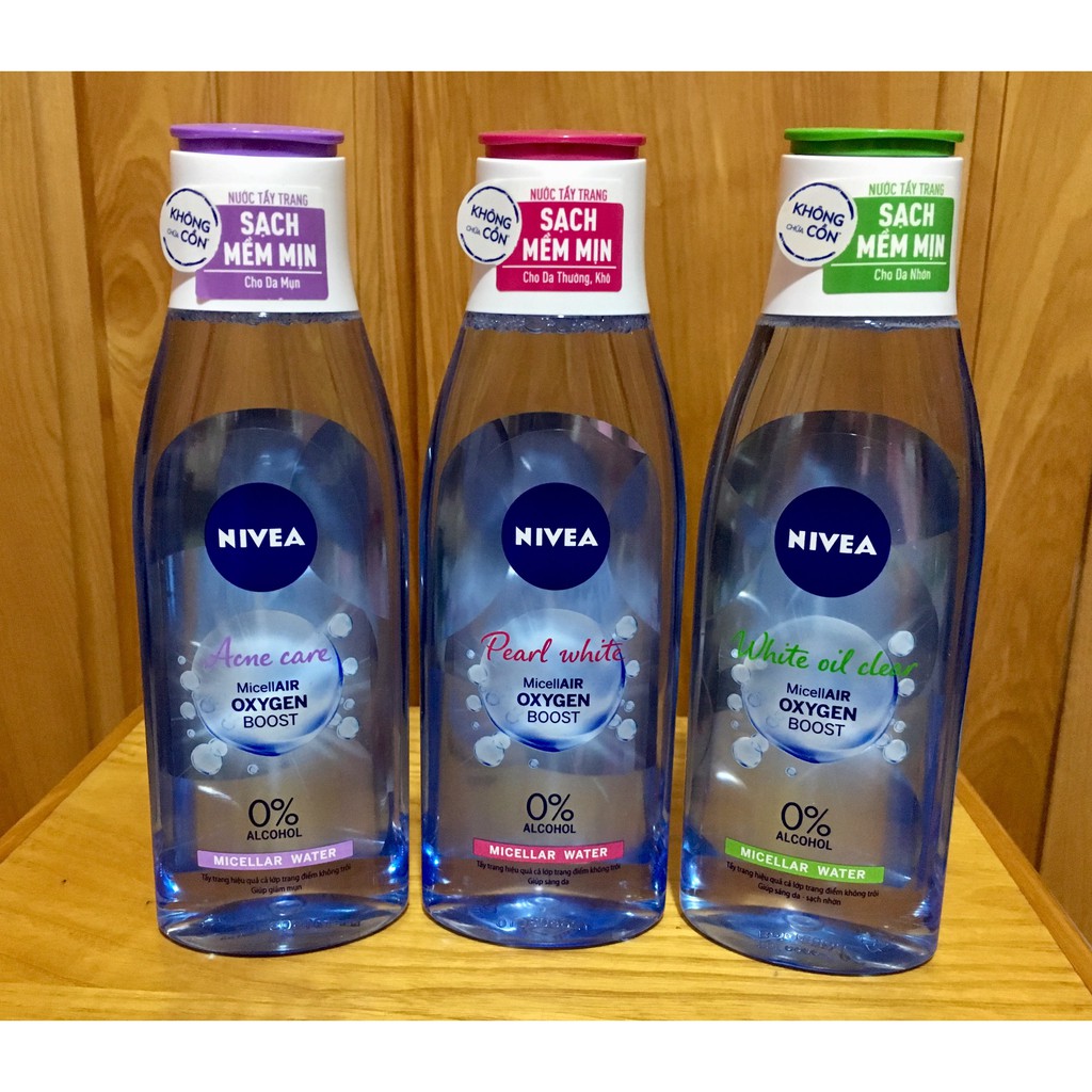 Nước tẩy trang Nivea dành cho mọi loại da 125ml/200ml hàng chuẩn, giá tốt